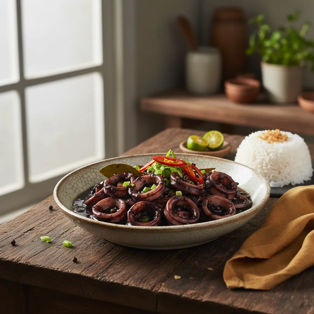 Adobong Pusit: A Classic Filipino Squid Dish