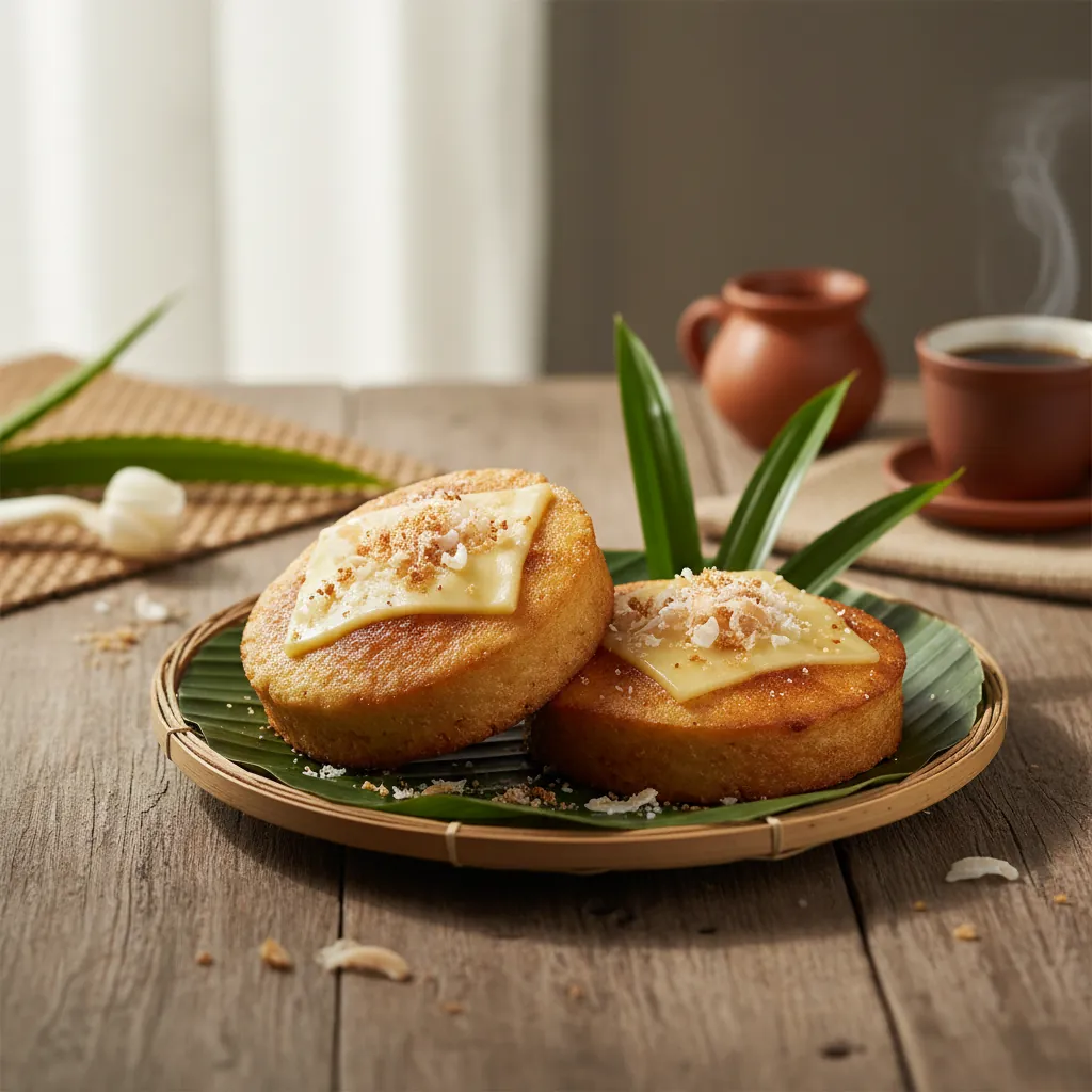 Bibingka (Filipino Coconut Rice Cake)
