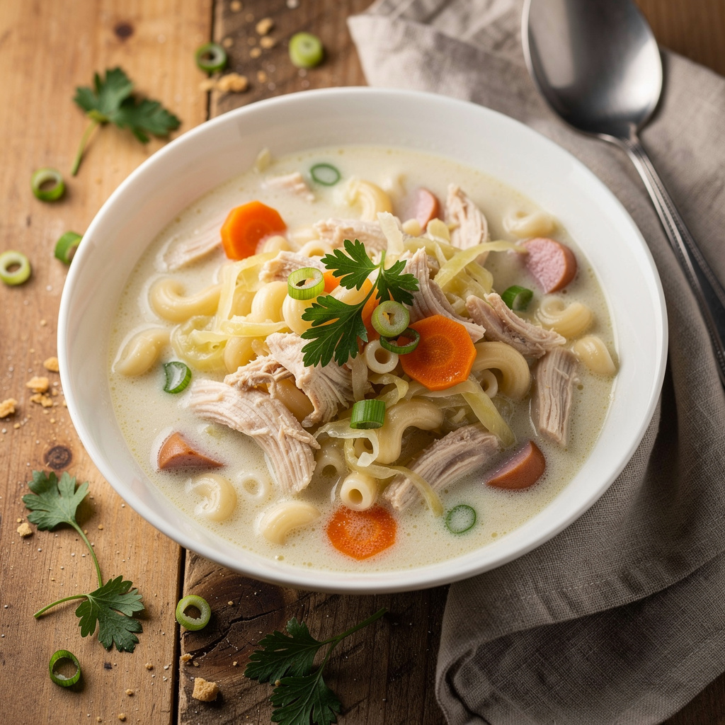 Chicken Sopas: Filipino Creamy Macaroni Soup Recipe