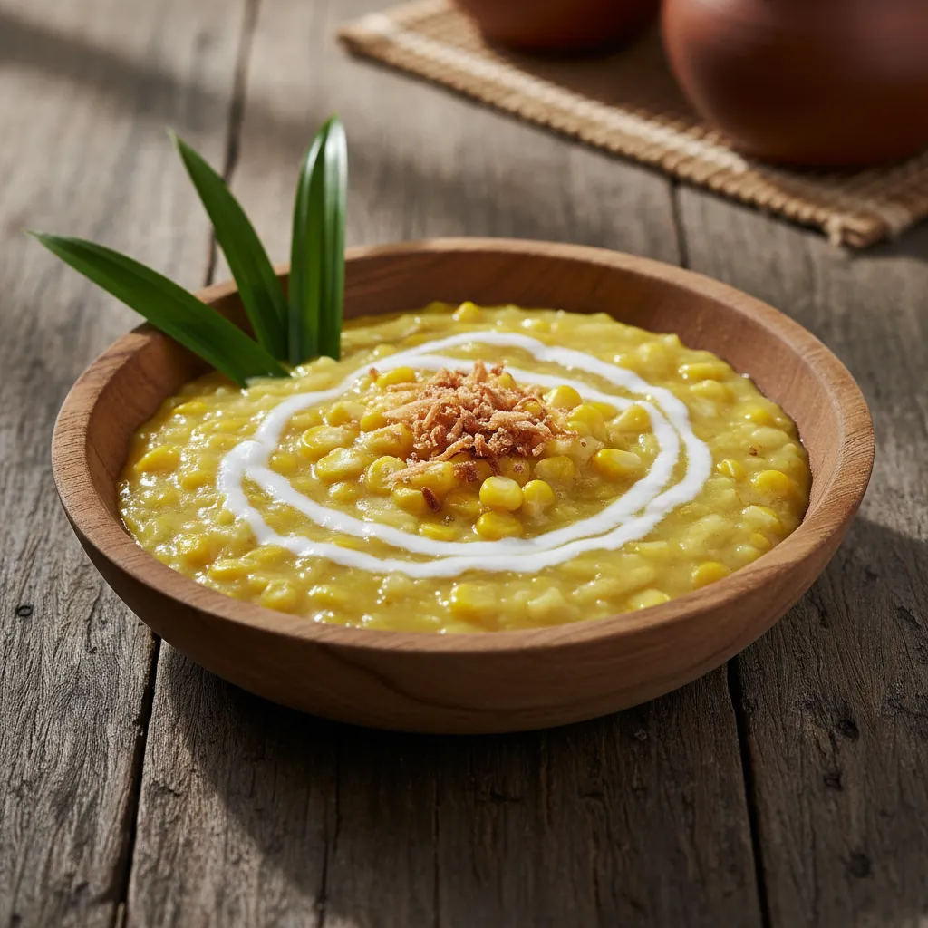 Ginataang Mais: A Filipino Sweet Coconut Rice Pudding