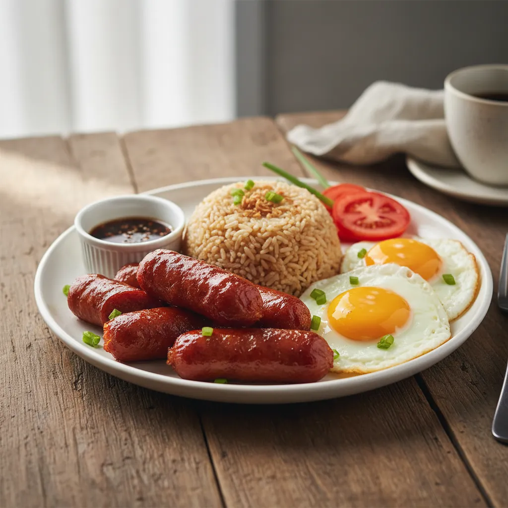 Longsilog Recipe: Filipino Sausage with Garlic Rice and Eggs