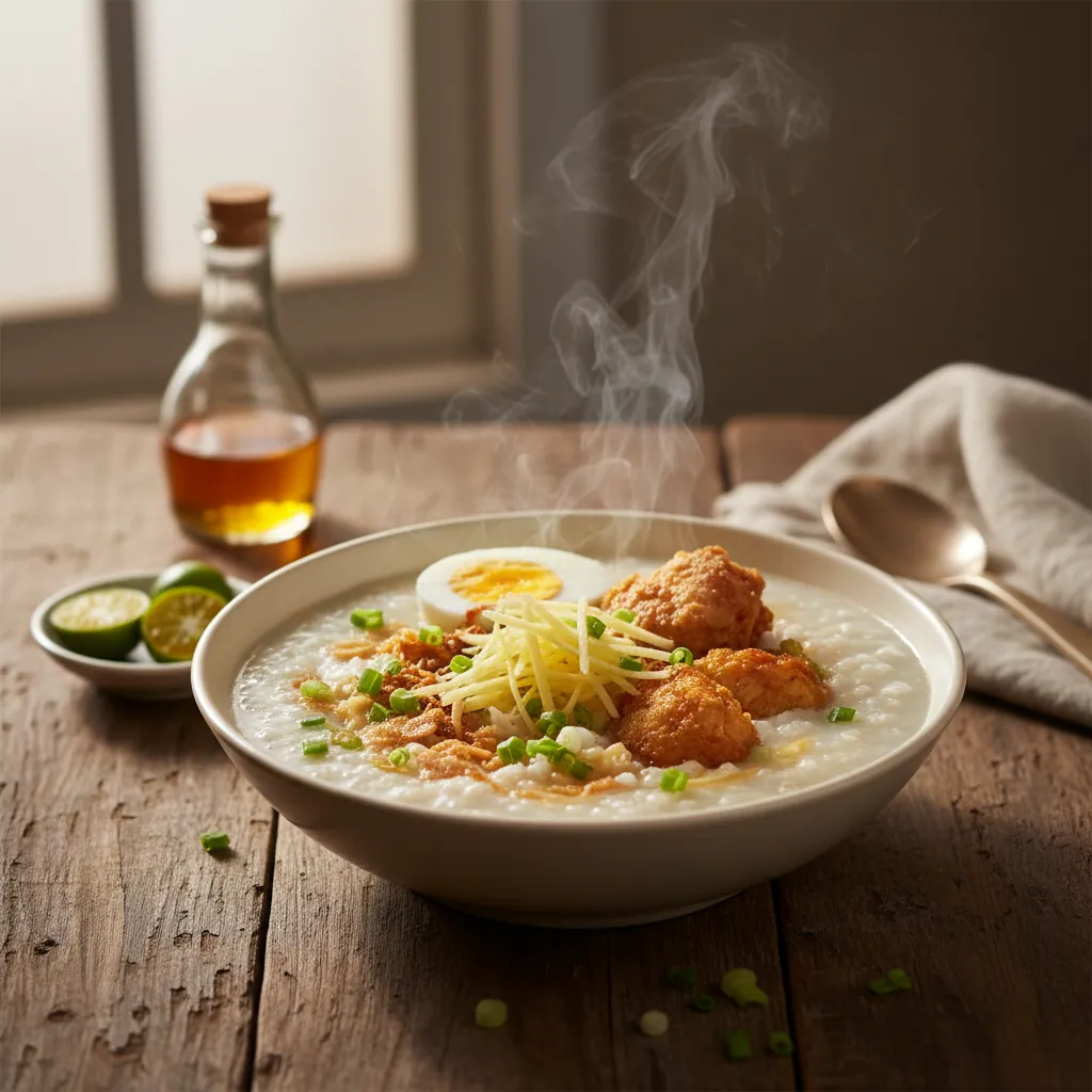 Lugaw: A Comforting Filipino Rice Porridge