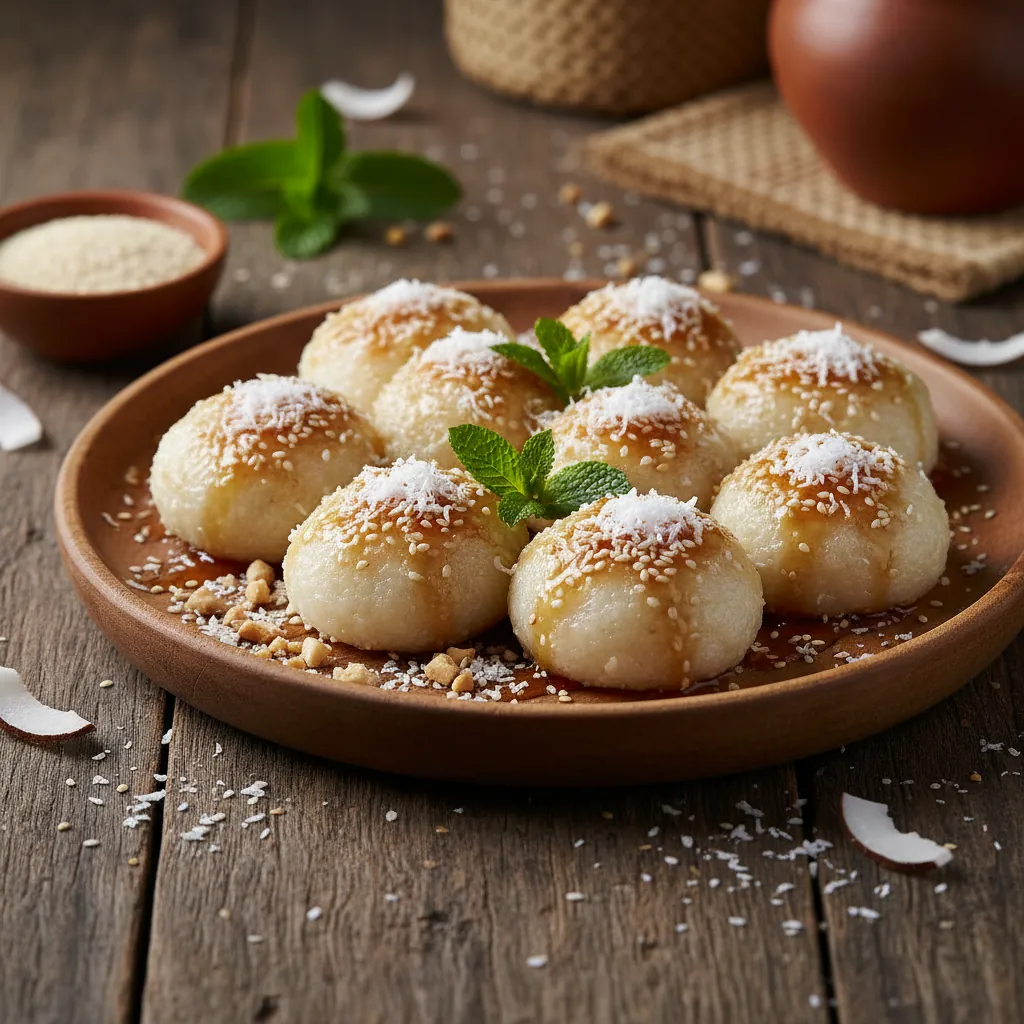 Palitaw: Filipino Sweet Rice Cake
