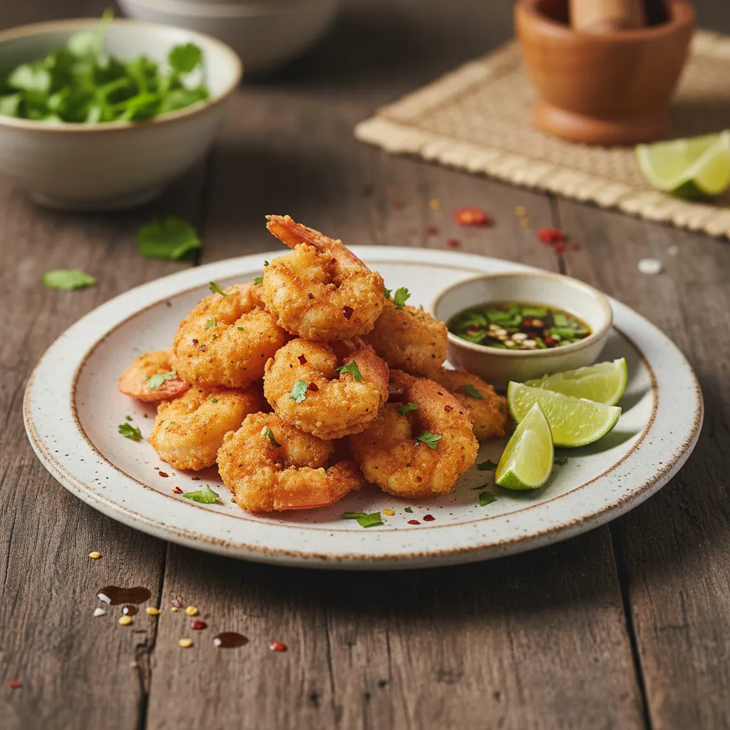 Rebosadong Hipon (Filipino Fried Battered Shrimp)