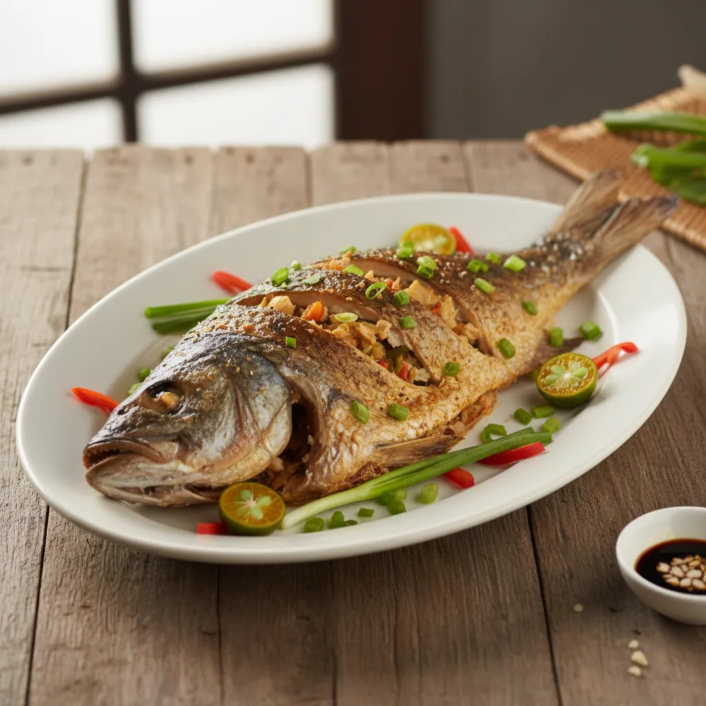 Rellenong Bangus (Stuffed Milkfish)