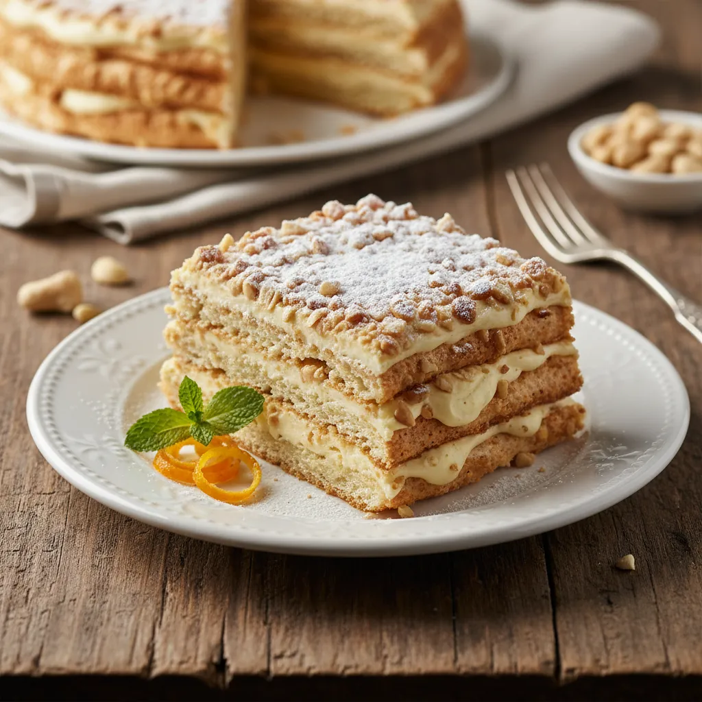 Sans Rival (Filipino Cashew Meringue Cake)